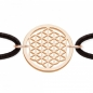 Preview: armband fortuna edelstahl mit elastischen band fortuna blume des lebens